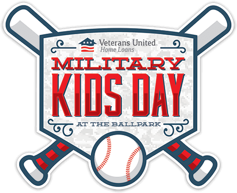 Military Kids Day at the Ballpark sponsored by Veterans United Home Loans